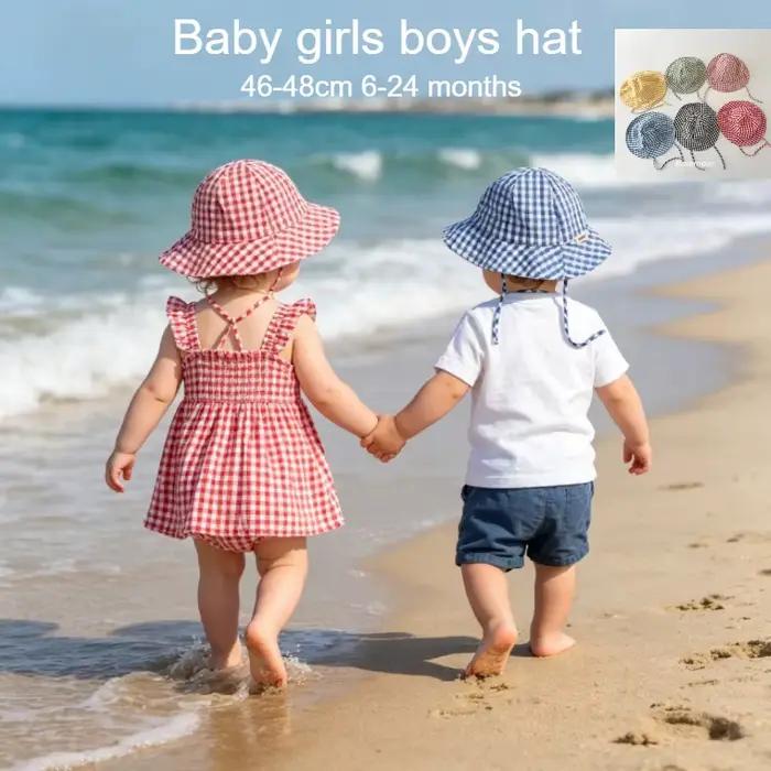 Chapeau de soleil pour bébé 46-48 cm
