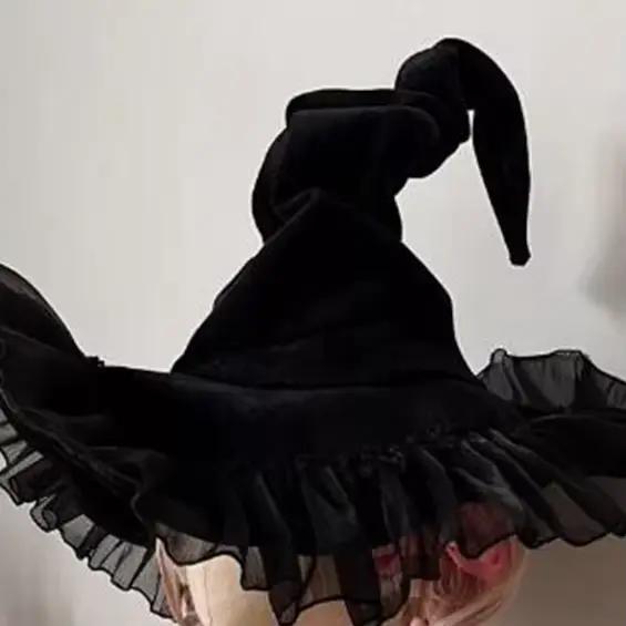 Chapeau de sorcière gothique Halloween