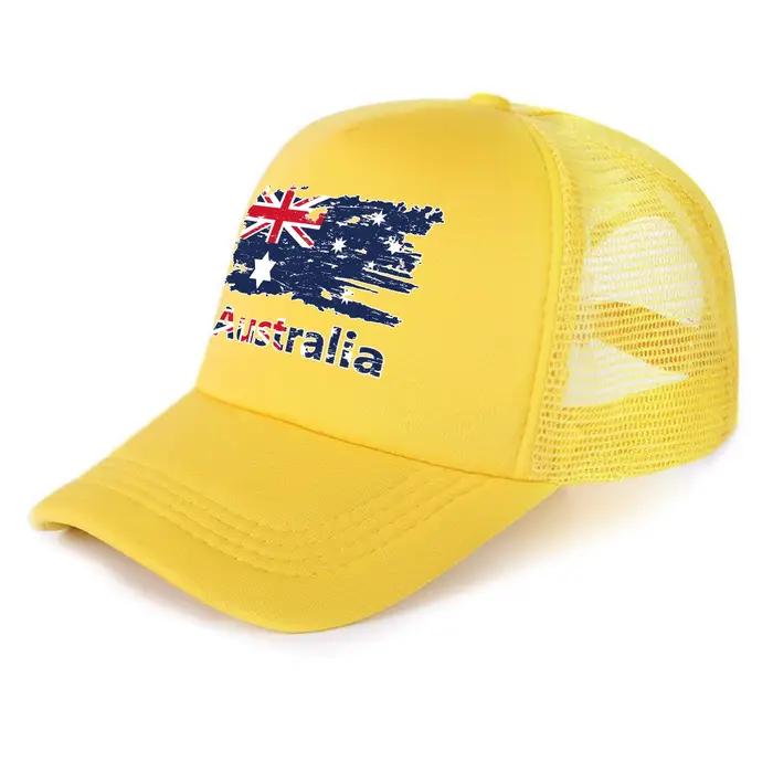 Casquette en maille imprimée drapeau australien
