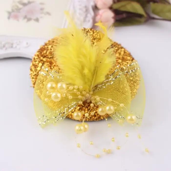 Chapeau Fascinator Scintillant pour Fille