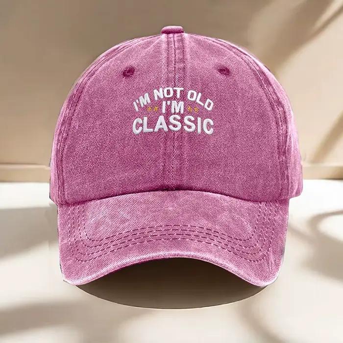 Casquette de baseball classique vintage délavée pour hommes et femmes