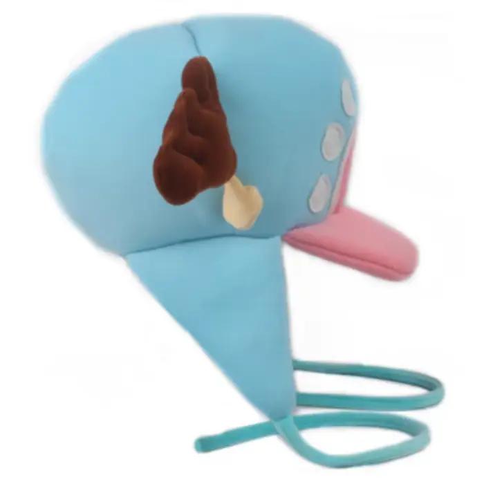 Anime Tony Tony Chopper Cosplay chapeau unisexe garçons filles doux confortable rose bleu deuxième génération Chopper dessin animé en peluche chapeau cadeau fête