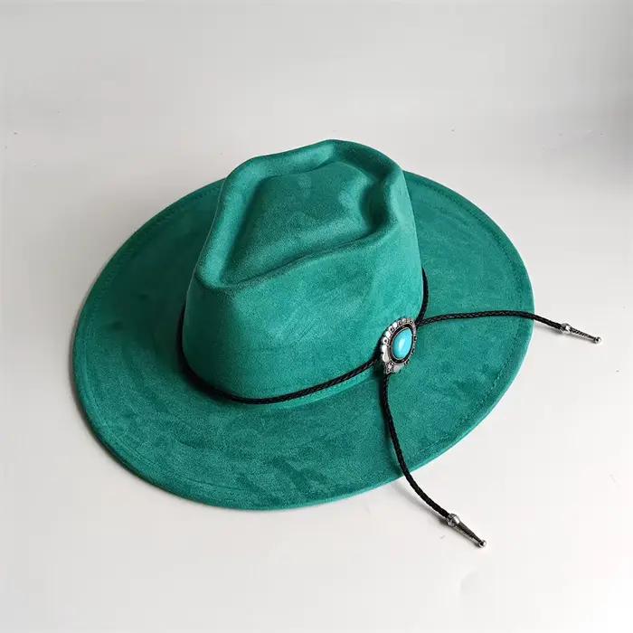 Chapeau de cowboy à visière pour femmes et hommes