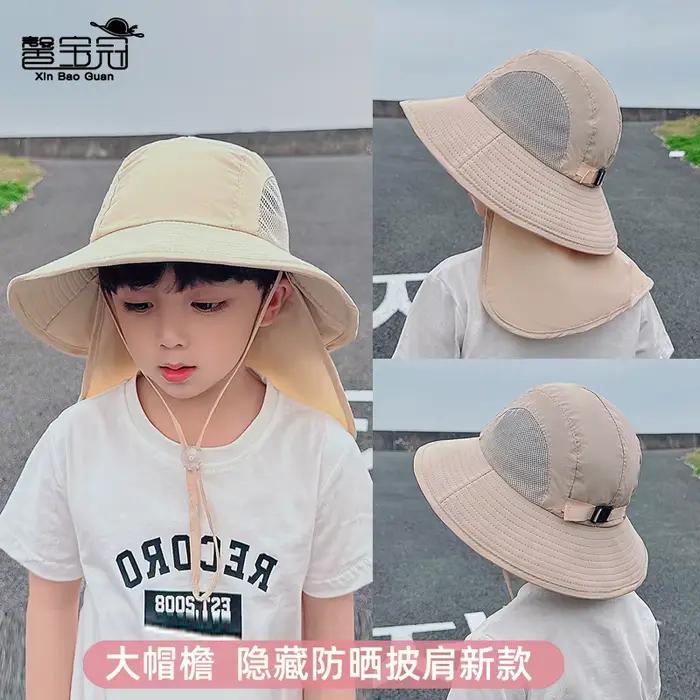Chapeau de soleil pour garçons de 2 à 8 ans