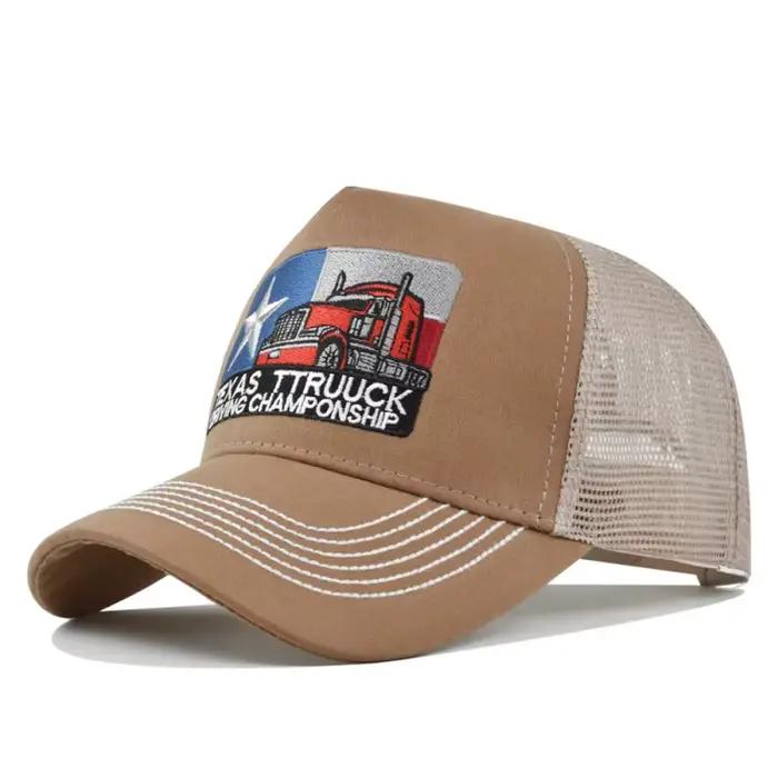 Casquette de baseball unisexe brodée Texas