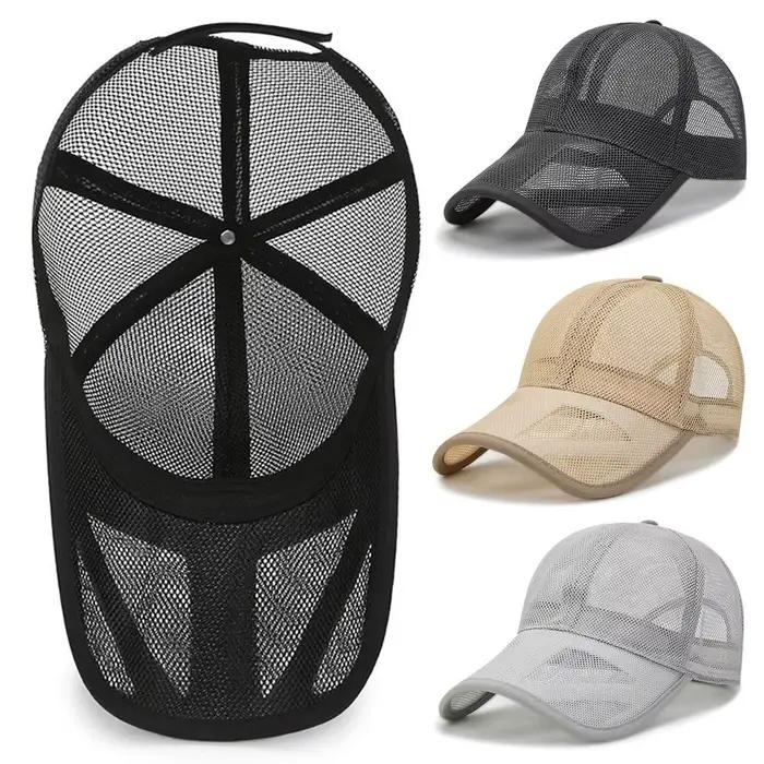 Casquettes de protection solaire respirantes pour hommes et femmes