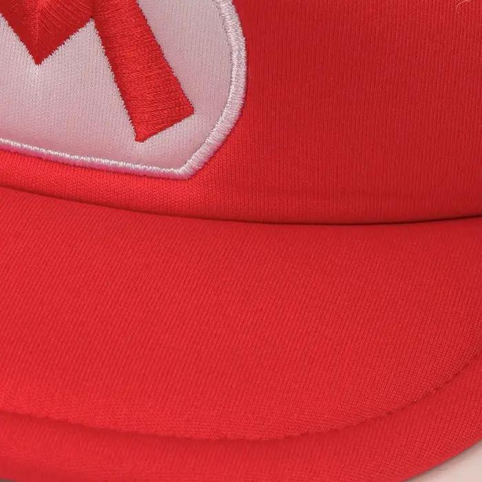 Bros raton laveur Cosplay chapeau avec oreilles adulte Super Luigi dessin animé casquette rouge classique jeu