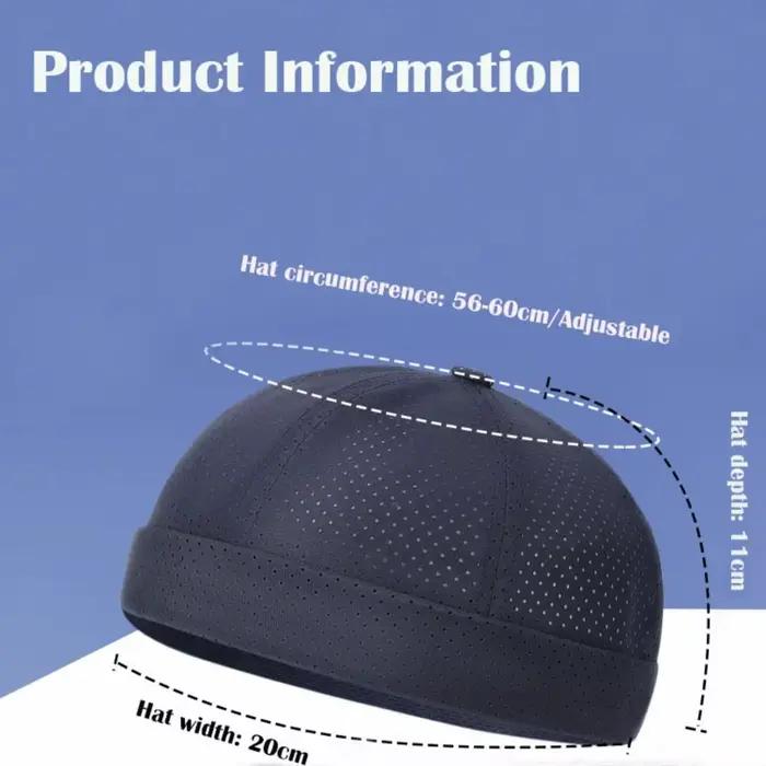 Casquette Docker rétro décontractée sans bords
