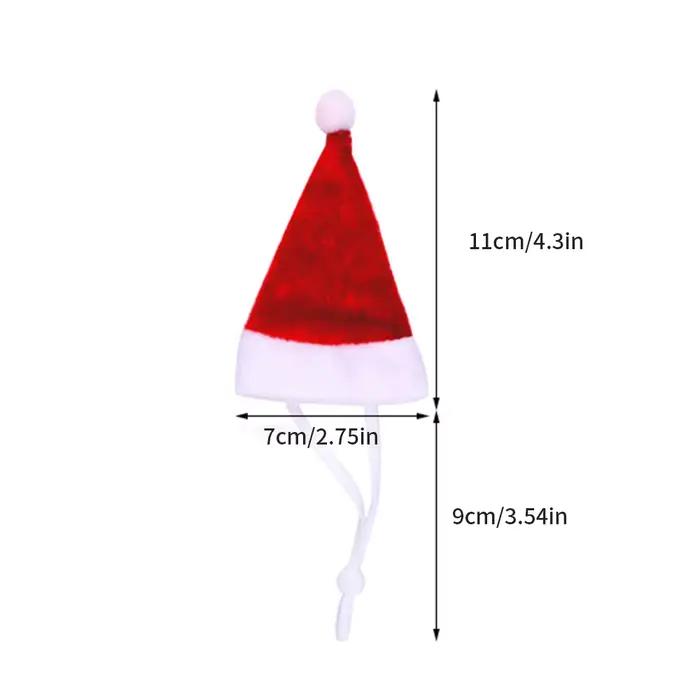 Chapeau de Hamster, chapeau de noël pour Rat taupe