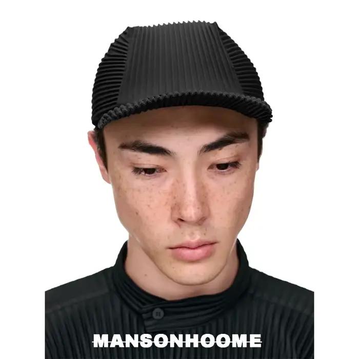 Miyake – casquette de Baseball plissée en bec de canard pour hommes
