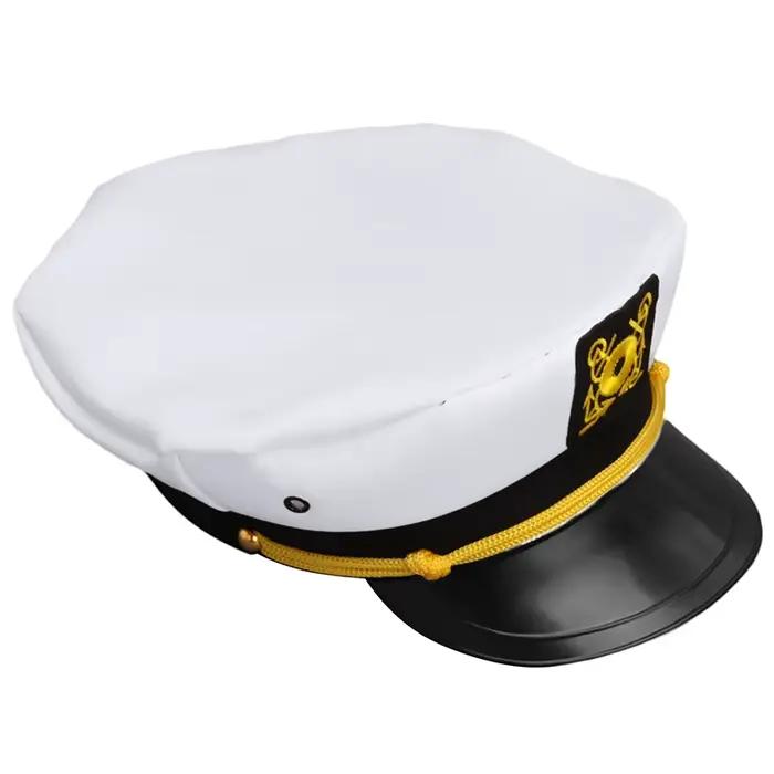 Chapeau de capitaine marin pour homme