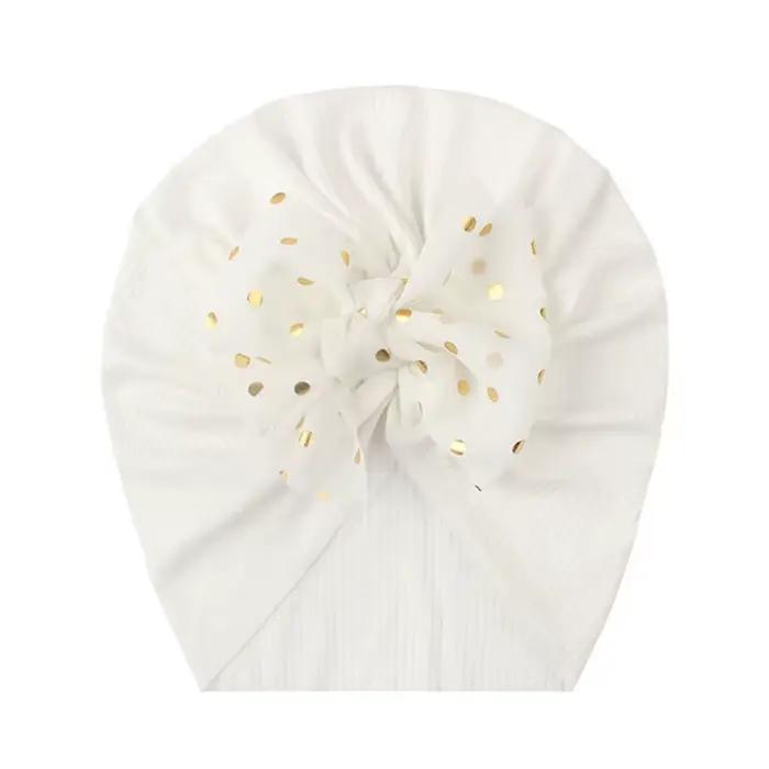 Joli chapeau à nœud papillon brillant pour bébé