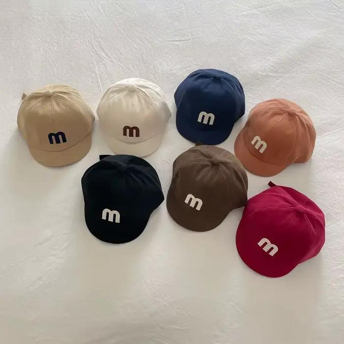 Casquette de baseball avec lettres pour bébé