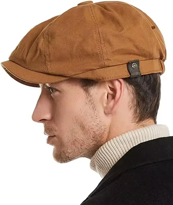 Chapeau de journal octogonal pour hommes