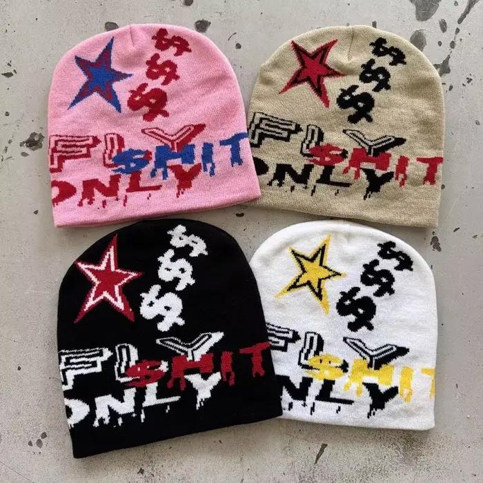 Bonnet Jacquard unisexe avec imprimé étoiles