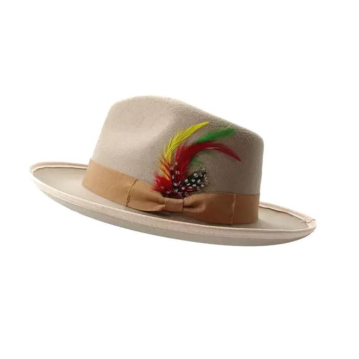 Chapeau en feutre doux classique pour homme
