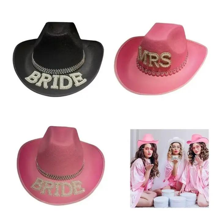 Chapeau Cowgirl pour fête mariage