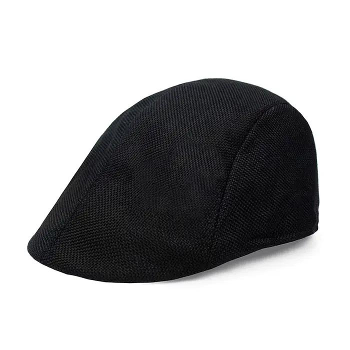 Hommes bérets casquette Style britannique 2024 nouveau automne été lin chapeaux mode casquettes plates classique