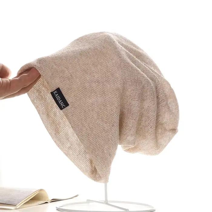 Bonnet d'été fin et respirant pour femme