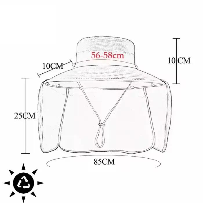Chapeau de pêche pour homme