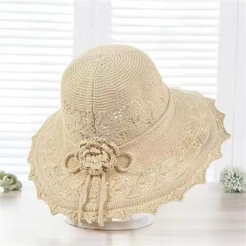 Chapeau de soleil pliable pour femme