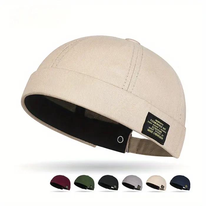 Casquette de jalon rétro en coton réglable