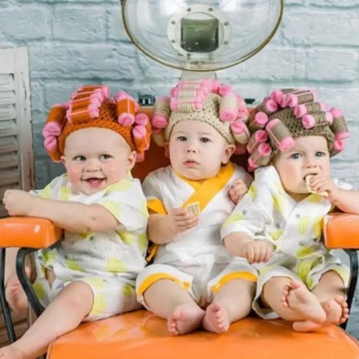 Chapeau en crochet doux pour tout-petits