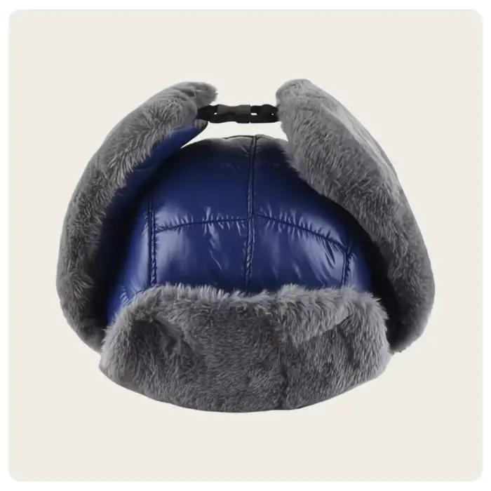 Chapeau Ushanka en peluche unisexe de Style russe