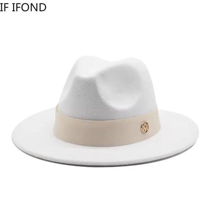 Nouveau chapeau Fedora pour femmes hiver élégant mode formelle mariage décorer église casquette Panama fête Jazz