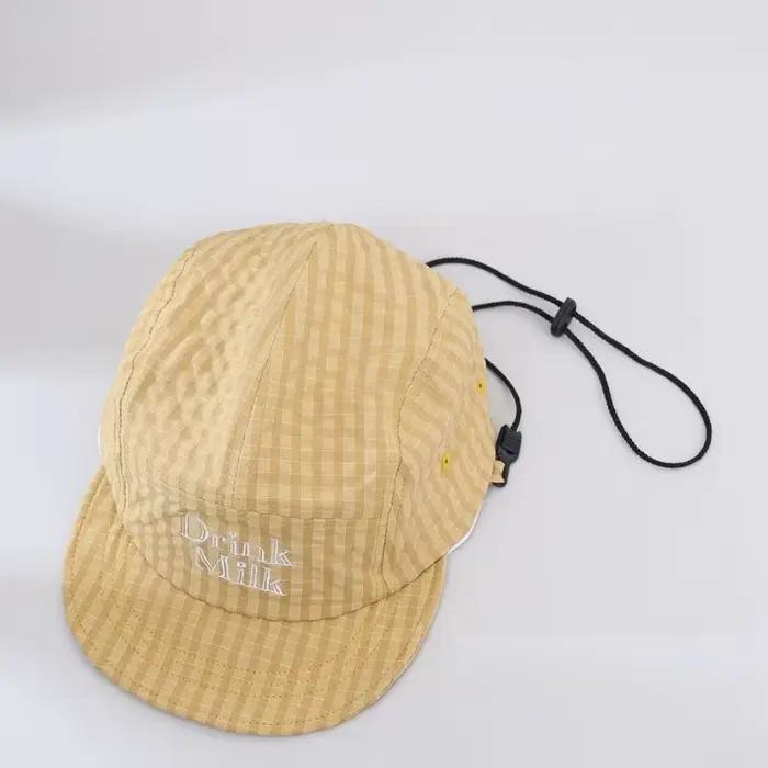 Chapeau Bob Souple pour Enfants 49-54cm 2-8 Ans Broderie Écossaise