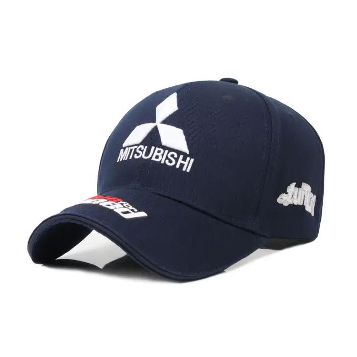 Casquette de baseball noire thème Mitsubishi Racing