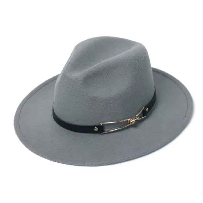 Chapeaux d'hiver en feutre Fedora pour hommes