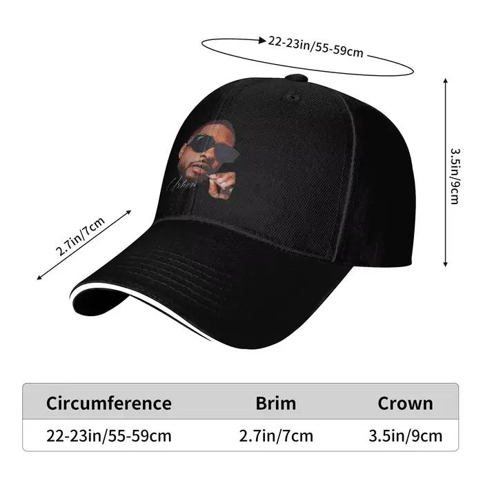 Casquette de baseball unisexe C-Chris Brown et Usher The Rb Tour visière protection solaire extérieure multicolore pour homme femme sorties estivales et activités outdoor