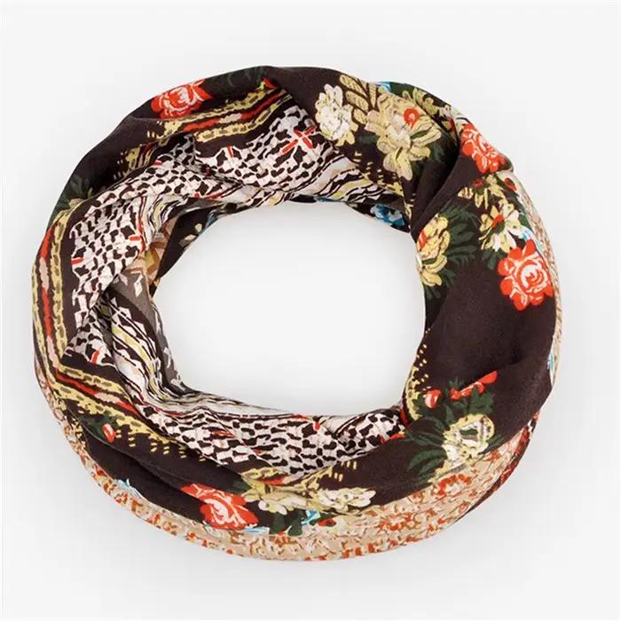Automne unisexe femmes chapeau foulards hiver double usage Vintage chapeaux