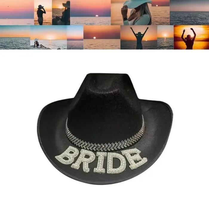 Chapeau Cowgirl pour fête mariage
