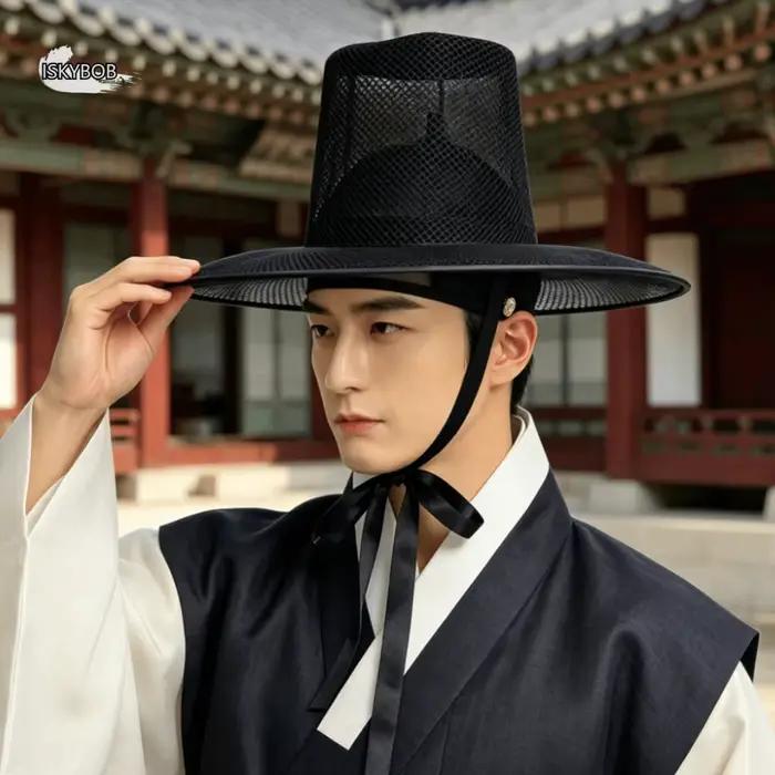 Chapeau coréen traditionnel léger