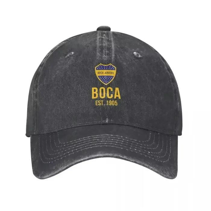 Boca Juniors casquettes de Baseball mode Denim tissu chapeaux en plein air réglable Casquette Streetwear