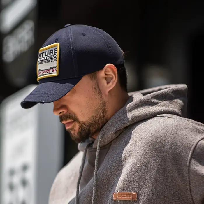 Maden Casquette de baseball réglable avec lettre rétro