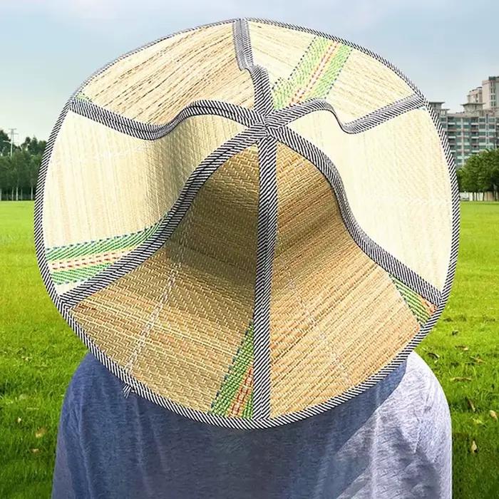 Chapeau de paille à large bord pliable pour femmes et hommes, design moderne, résistant, idéal pour plein air et occasions décontractées