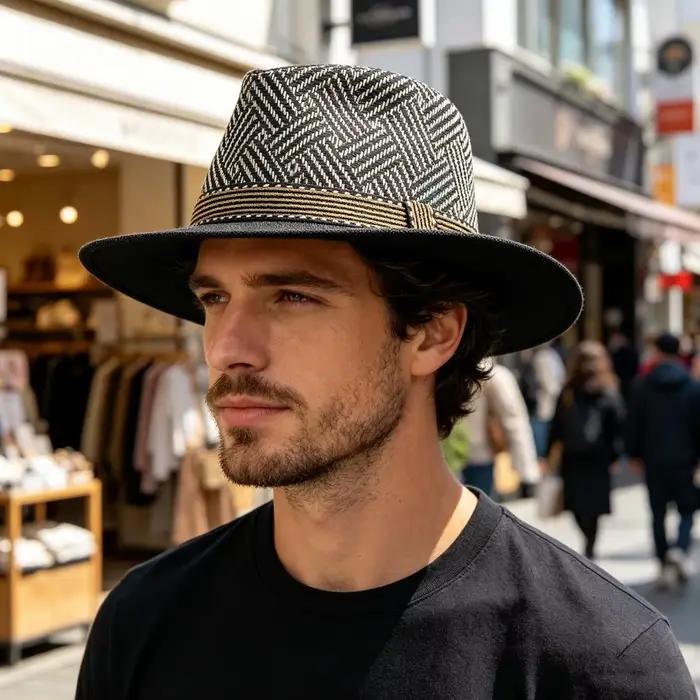 Chapeau léger d'été, en maille respirante