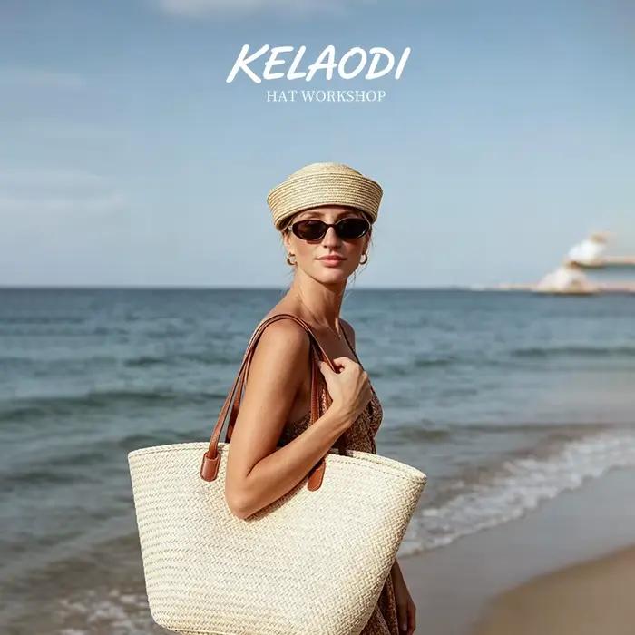 KELAODI Ins Luxury 100% Paille Naturelle