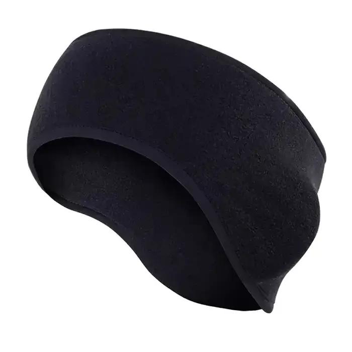 Bandeau de sport d'extérieur en polaire épaisse et chaude