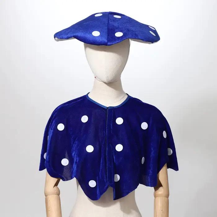 Chapeau champignon avec Cape châle