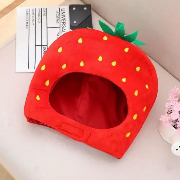 Chapeau de fruits au Design de dessin animé drôle