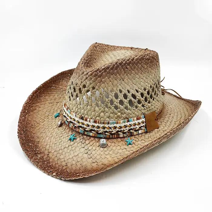 Chapeau de Cowboy creux pour hommes et femmes