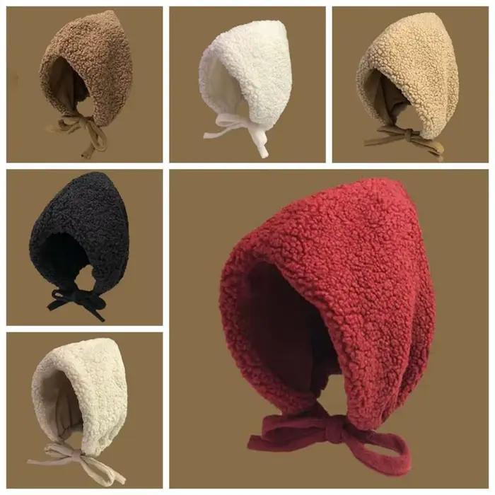 Chapeau en laine moelleux pour nouvel an