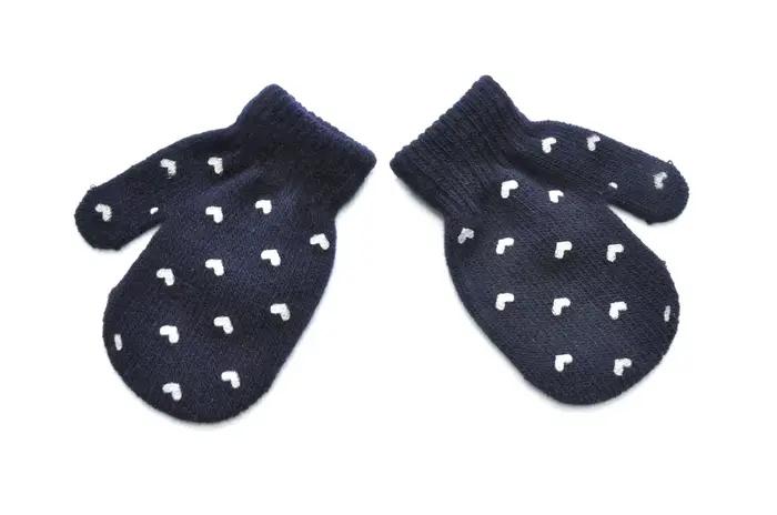 1 paire de gants chauds Anti-préhension de dessin animé