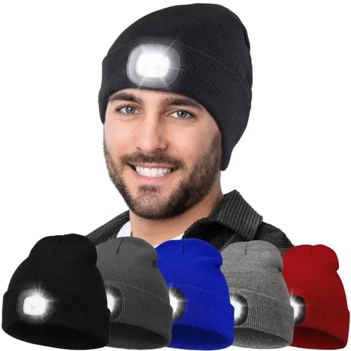 Casquette LED Chaude en Feutre pour Pêche de Nuit et Activités de Plein Air Occasions Spéciales Confort Froid Élégance Durabilité
