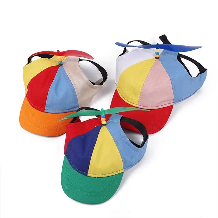 Chapeau à hélices coloré et détachable pour animaux de compagnie – Adorable