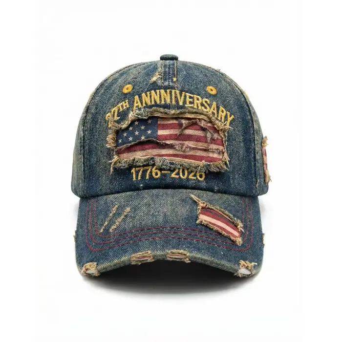 Casquette de baseball en sergé pour le 250e anniversaire
